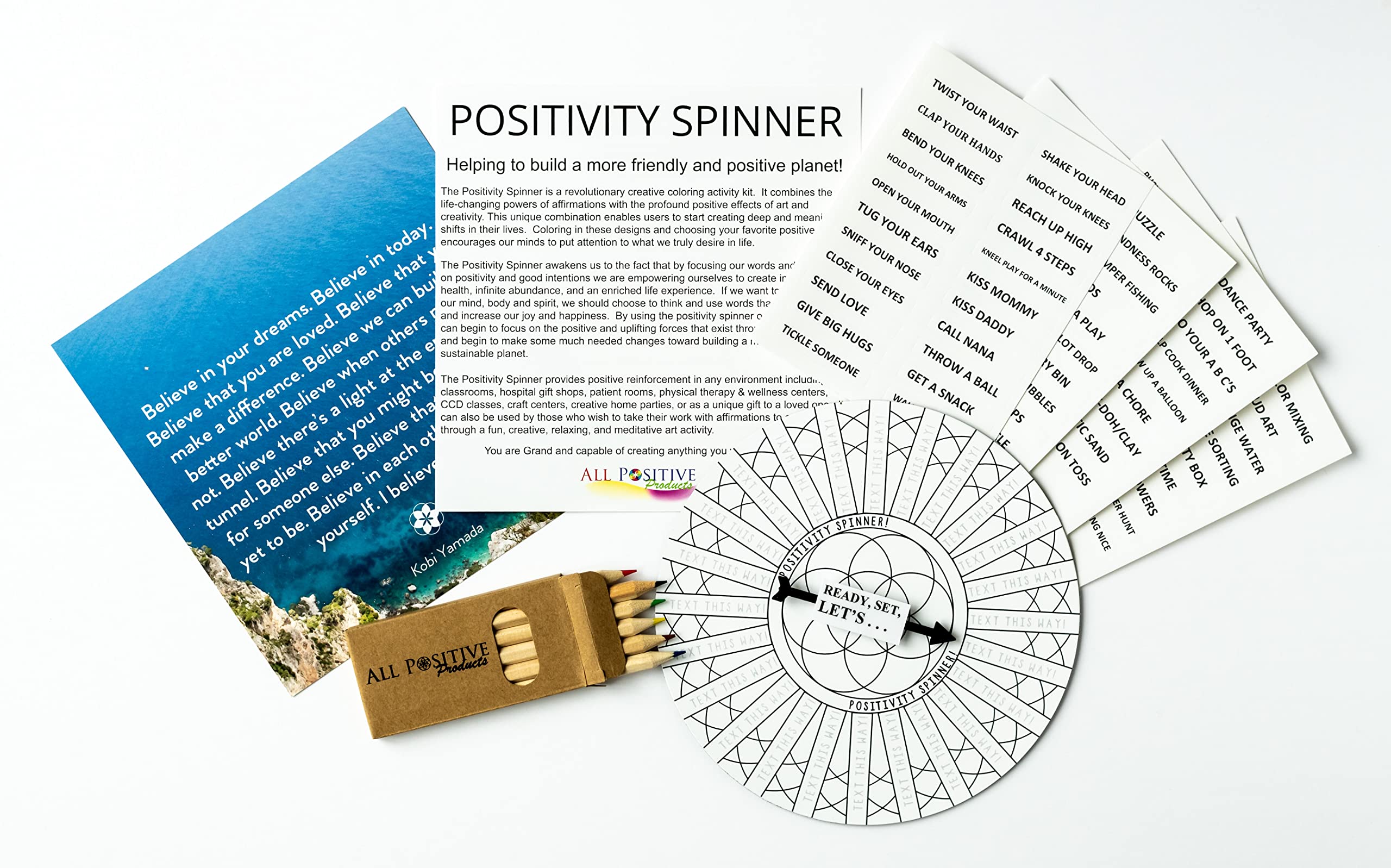 Children's Activity Spinner Wheel